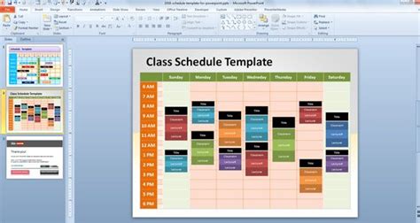 Schedule Template for PowerPoint
