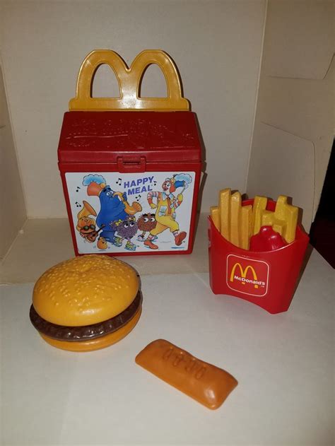 Vintage Fisher Price McDonald's Happy Meal Pretend Food. Collectable Playfood. Hard to find ...