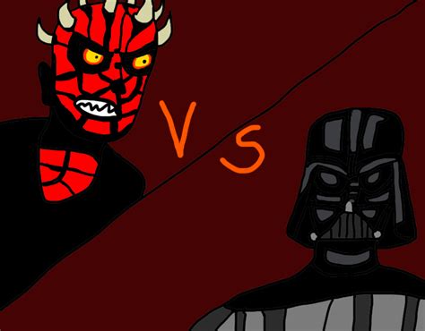 Darth Maul vs Darth Vader fanart by andyrey38 on DeviantArt