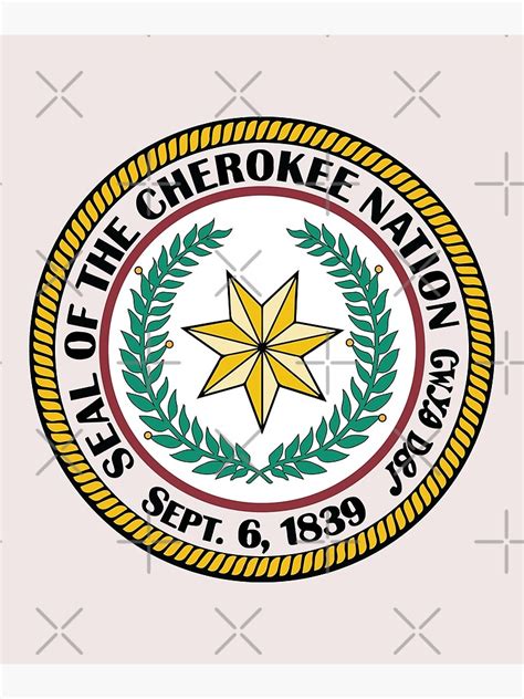 "Cherokee Nation - Cherokee Nation Flag - seal of the Cherokee nation ...