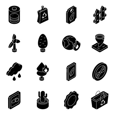 Premium Vector | Here is a nature icon pack these icons are perfect for ...