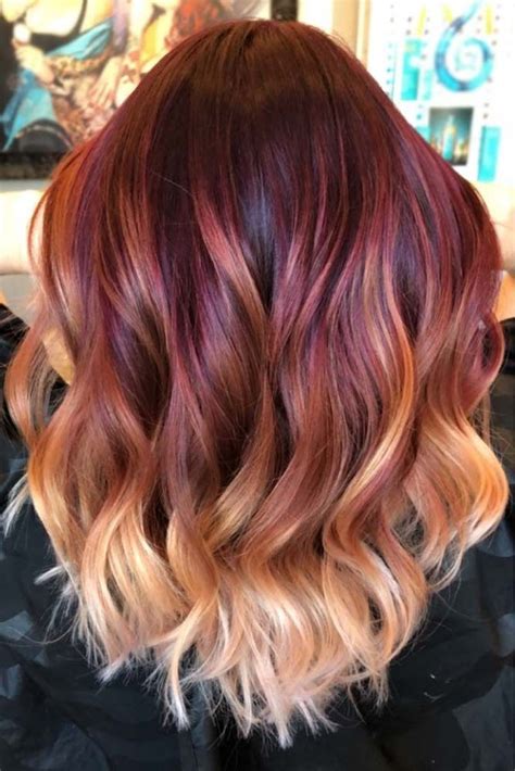 Sultry Shades Of Burgundy Hair | Red blonde hair, Hair styles, Ombre hair blonde