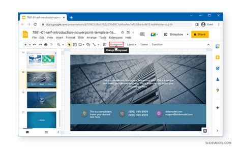 How to Change Background Images on Google Slides