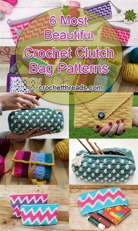 6 most beautiful Crochet Clutch Bag Patterns