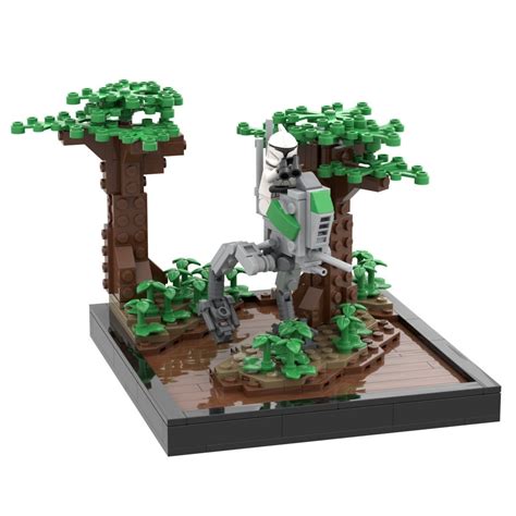 LEGO Star Wars Diorama Moc scouting Kashyyk DIGITAL INSTRUCTIONS - Etsy