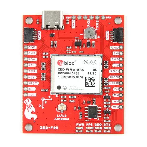 SparkFun GPS-RTK Dead Reckoning Breakout - ZED-F9R (Qwiic) - RobotShop