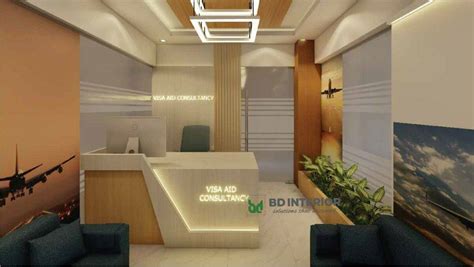 Ceiling Design For Office Reception Area | Shelly Lighting