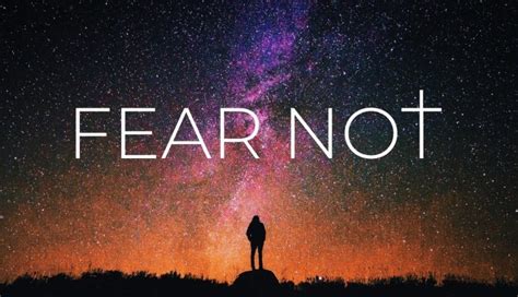 Fear Not – Church Sermon Series Ideas