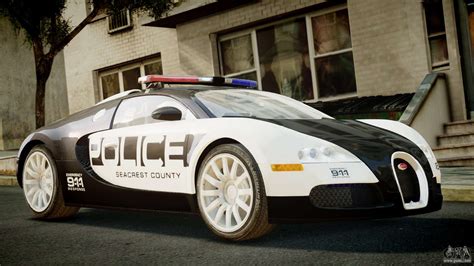 Bugatti Veyron 16.4 Police NFS Hot Pursuit for GTA 4