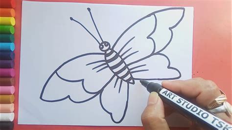 Easy Butterfly Drawings