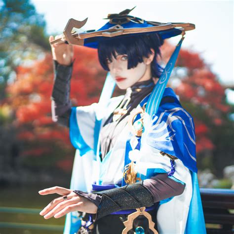 Game Genshin Impact Wanderer Cosplay Costumes For Sales – Cosplay Clans