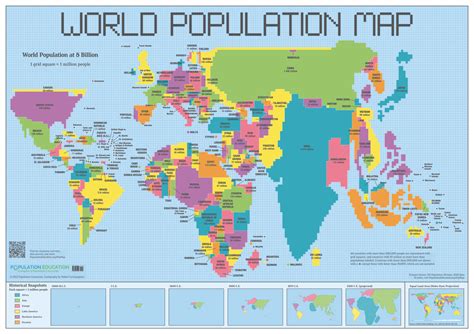 World Population Density Map 2024 United States - Marna Sharity