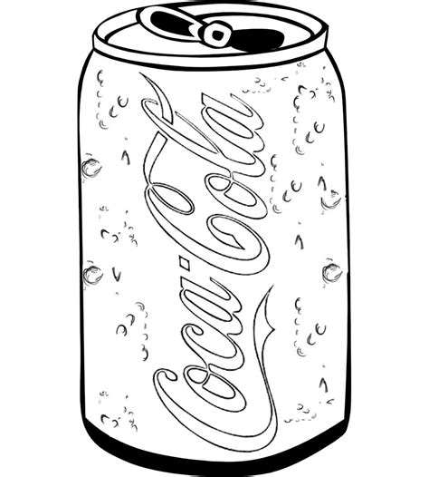 The Most Popular Soft Drink Coca Cola Coloring Pages for Kids and ...