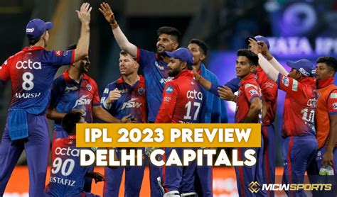 IPL 2023: Delhi Capitals Preview - MCW Sports BD