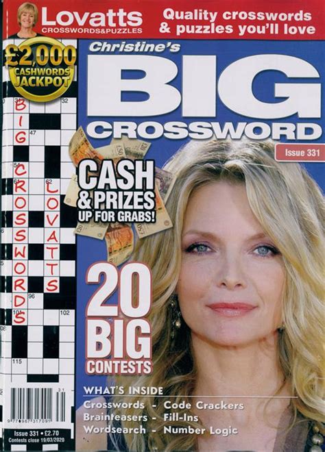 Lovatts Big Crossword Magazine Subscription | Buy at Newsstand.co.uk | Crossword