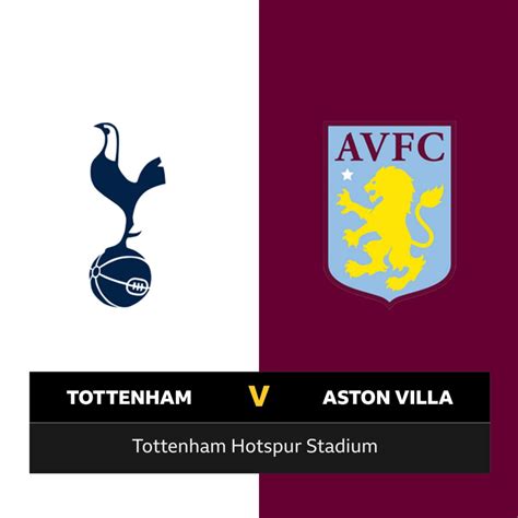 Follow Tottenham v Aston Villa live - BBC Sport