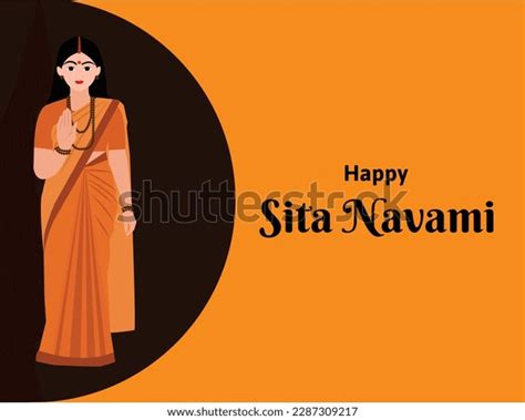 Happy Sita Navami Indian Hindu Festival Stock Vector (Royalty Free ...