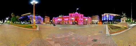 Night in Plaza de Mayo Buenos Aires Argentina 360 Panorama | 360Cities