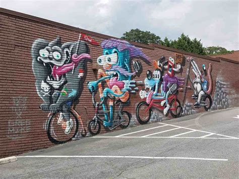 Street Art and Mural of the Atlanta Beltline Eastside Trail: Self guided walking tour