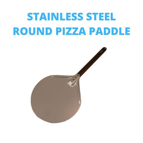 Stainless Steel Round Pizza Paddle | Outdoors Activity Store