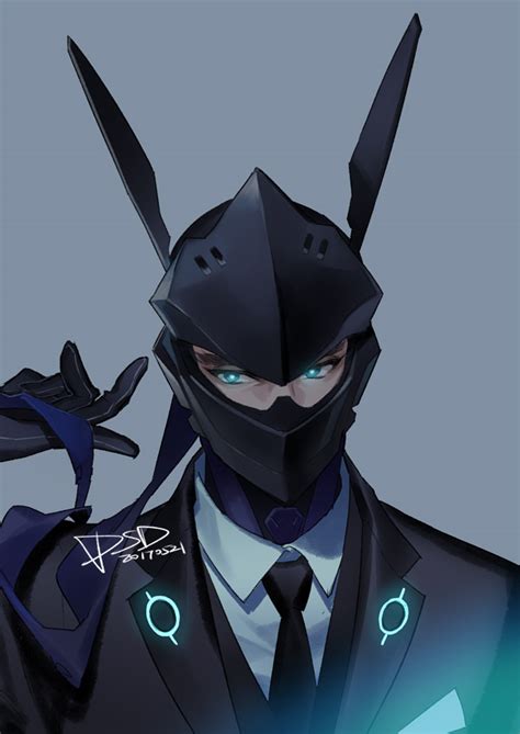 genji (overwatch) drawn by psd | Danbooru