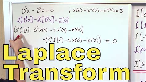 10 - Solve Differential Equations (ODEs) w/ Laplace Transforms, Part 2 - YouTube