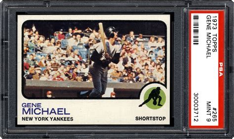 1973 Topps Gene Michael | PSA CardFacts®