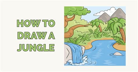 How to Draw a Jungle - Really Easy Drawing Tutorial