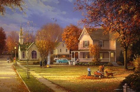 Randy van Beek | Autumn art, Autumn painting, Autumn scenes