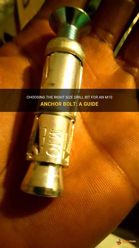 Choosing The Right Size Drill Bit For An M10 Anchor Bolt: A Guide | ShunTool