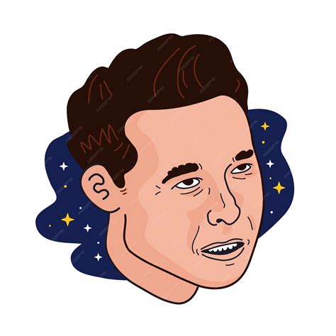 🔥 Free download Premium Vector Famous founder ceo and entrepreneur elon musk [2000x2000] for ...
