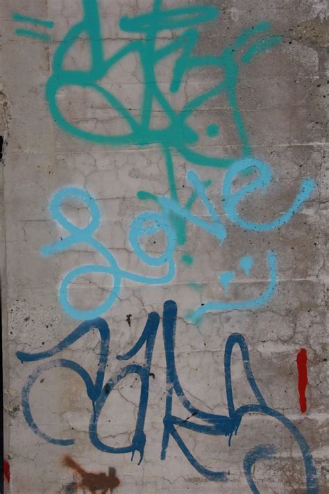 Green Blue And Azure Sprain Paint Color Graffiti - Texture X