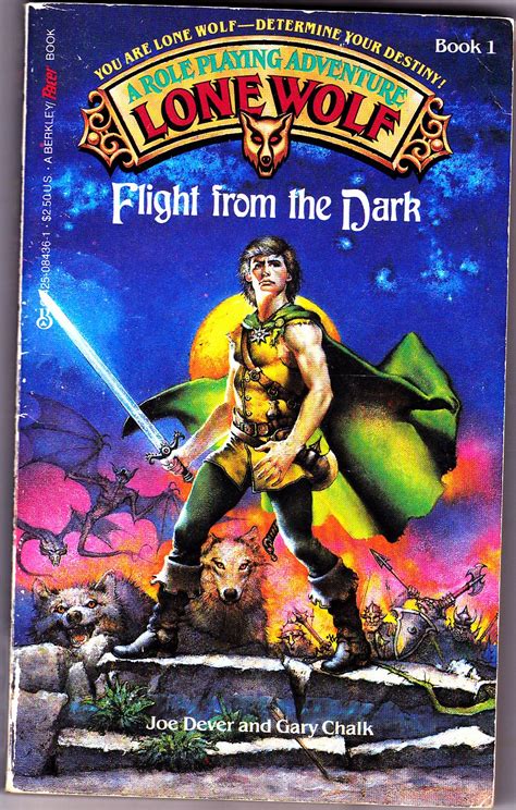 Lone Wolf #1 - Flight from the Dark by Joe Dever 1985 Paperback Book - Good