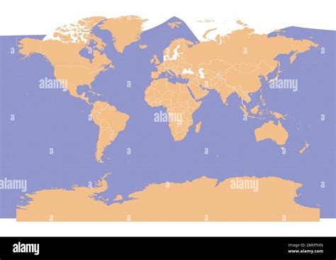 Distribution of killer whale map Stock Photo - Alamy