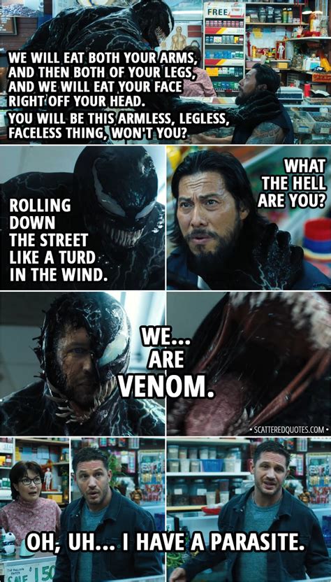 Scattered Quotes : 🆕 New quotes from Venom (Trailers and Clips only)...