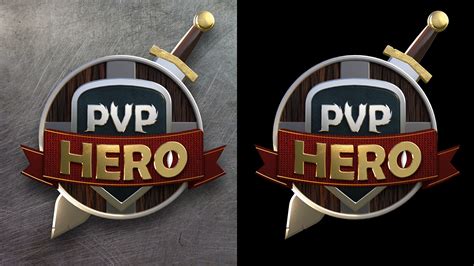 PVP Hero - Game Logo :: Behance