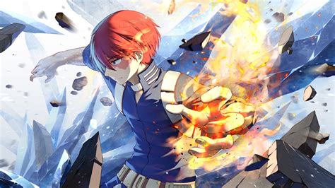 Download Shoto Todoroki Anime My Hero Academia 8k Ultra HD Wallpaper