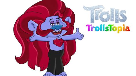 Draw Chaz | Trolls: TrollsTopia - YouTube