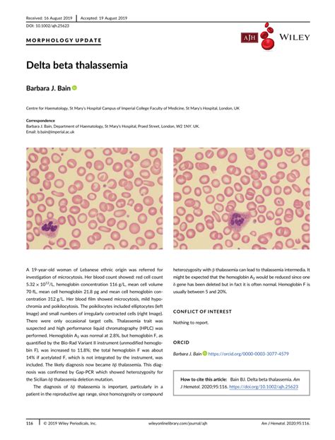 Delta beta thalassemia | Request PDF