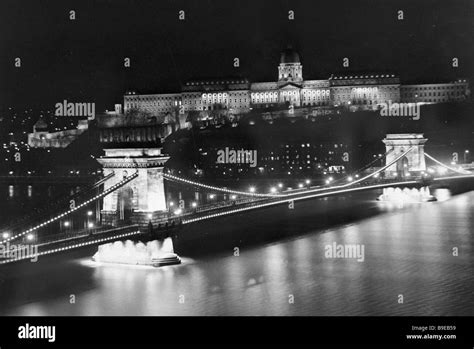 A Budapest night panorama Stock Photo - Alamy