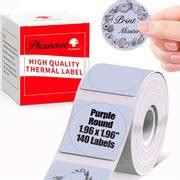 M200 Labels M110 Labels Round For M200 M220 M120 M110 Printer Labels 1 96 50x50mm Thermal Label ...