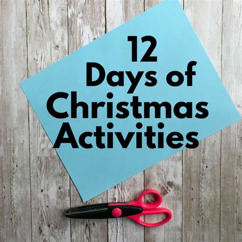 12 Days of Christmas Activities - Special Treat Friday