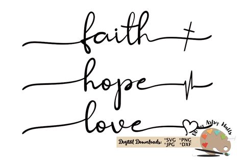 42+ Faith Love And Hope SVG - Free SVG Cut Files | AppSVG.com | Download SVG Cut File for Cricut