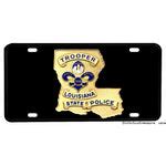 Trooper Louisiana State Police Badge Design Aluminum License Plate – abrotherhood
