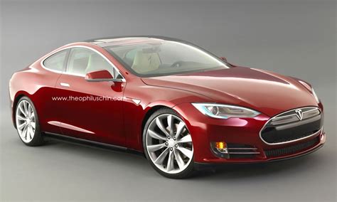 Tesla Model S Coupe Rendering - autoevolution