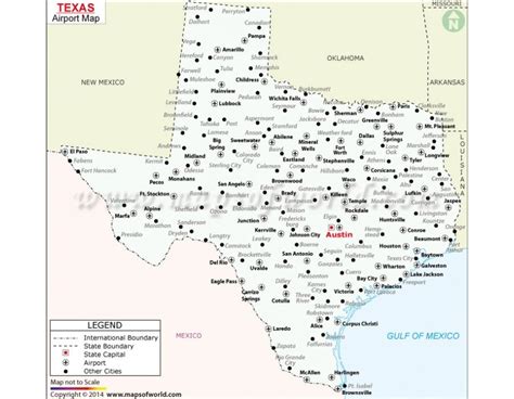 Buy Texas Airports Map Online | Airport map, Map, Texas map