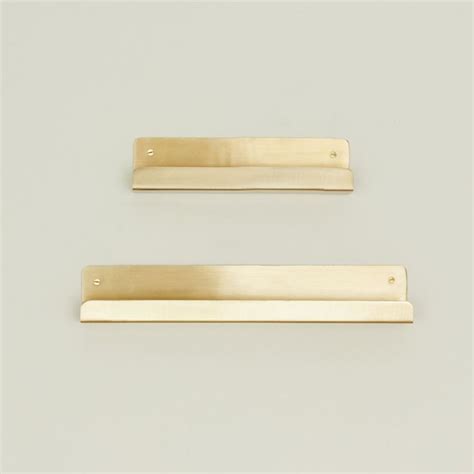 Brass Wall Shelf – Hawkins New York in 2024 | Brass shelves, Wall shelves, Fog linen