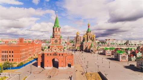 Yoshkar-Ola City, Republic of Mari El, Russia - May, 2019: View of the ...