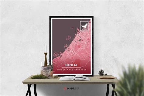 Dubai Map Poster – Maps Of The World