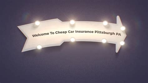 Cheap Car Insurance in Pittsburgh PA - YouTube